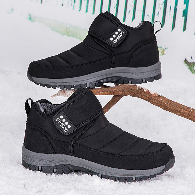 Wasserdichte Unisex-Schneestiefel mit Fellfutter und Fußgewölbeunterstützung – Ansicht 12