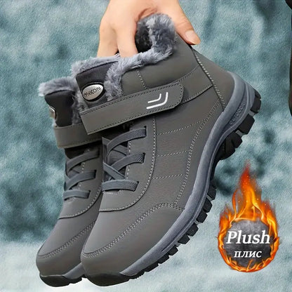 Gefütterte Damen-Schneestiefel für draußen – Ansicht 3