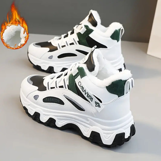 Warme Damen-Wintersneaker in großen Größen – Ansicht 1