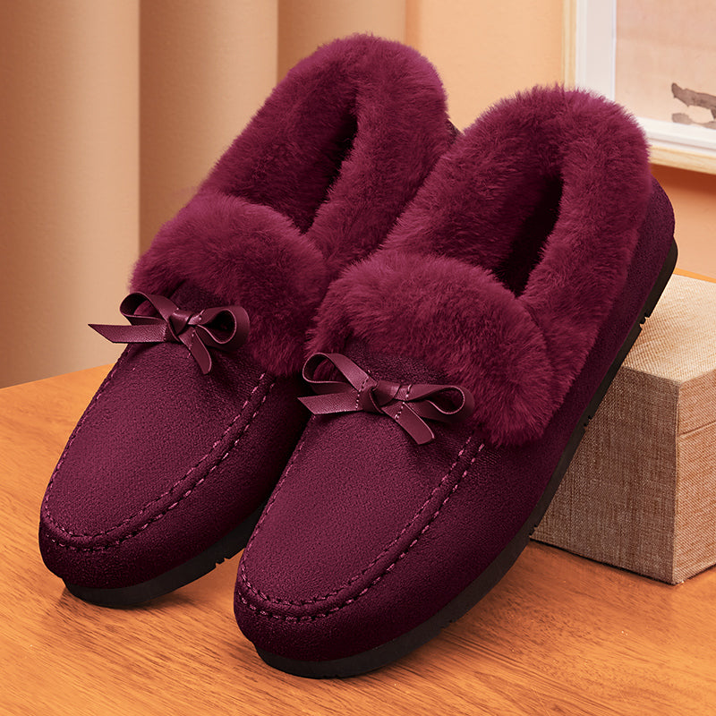 Warme flache Damen-Slipper – Ansicht 12