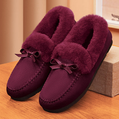 Warme flache Damen-Slipper – Ansicht 12