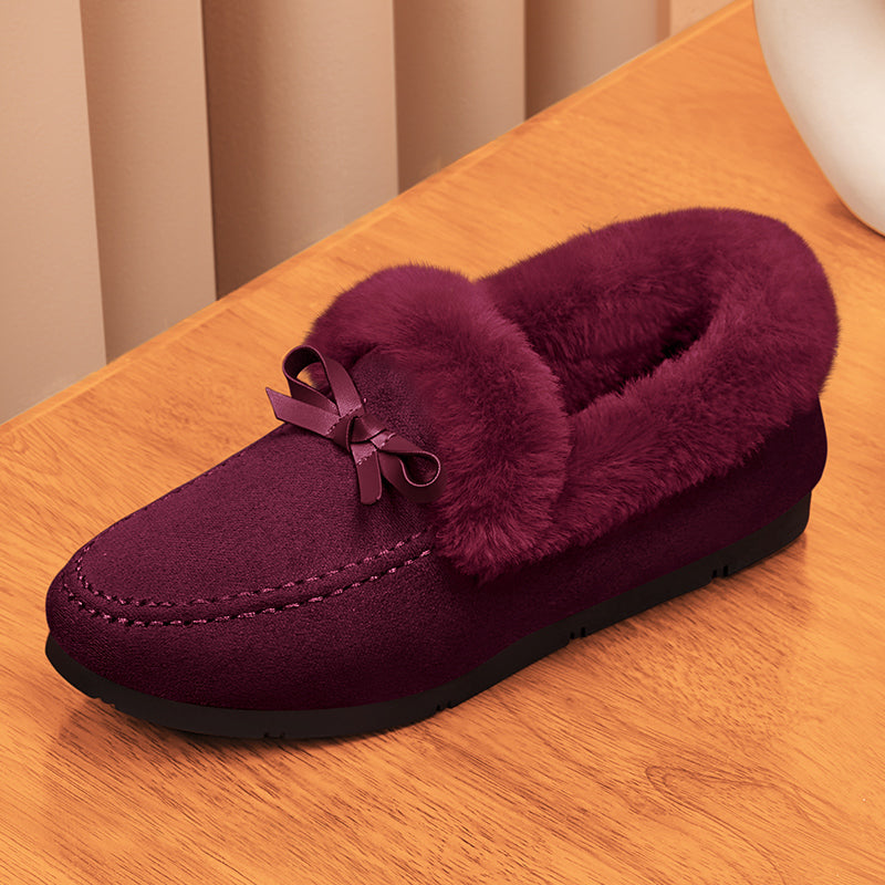 Warme flache Damen-Slipper – Ansicht 14