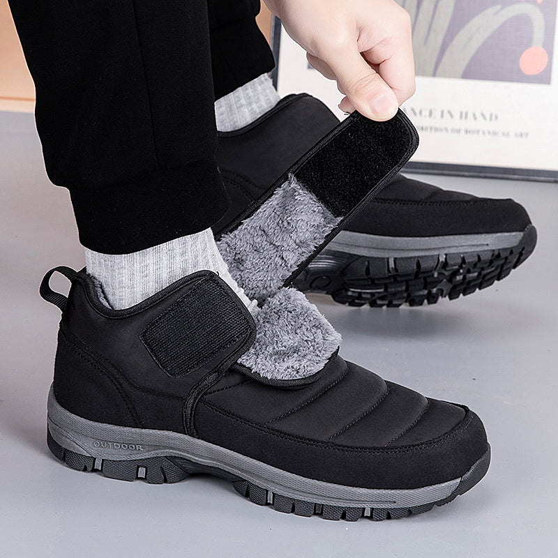 Wasserdichte Unisex-Schneestiefel mit Fellfutter und Fußgewölbeunterstützung – Ansicht 8