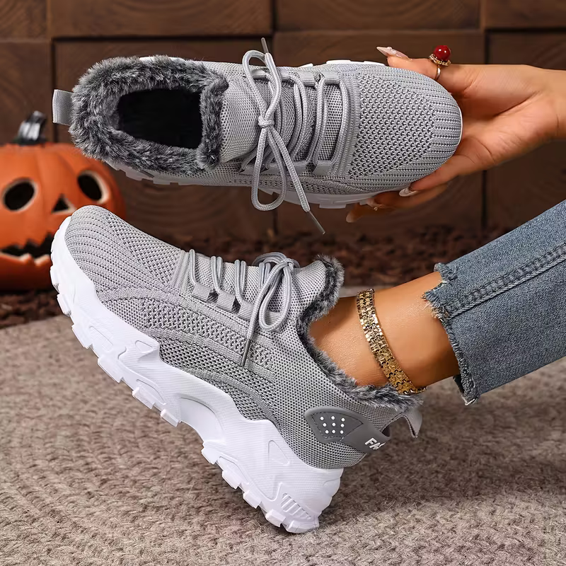 Damen-Wintersneaker mit Plüschfutter – Ansicht 10