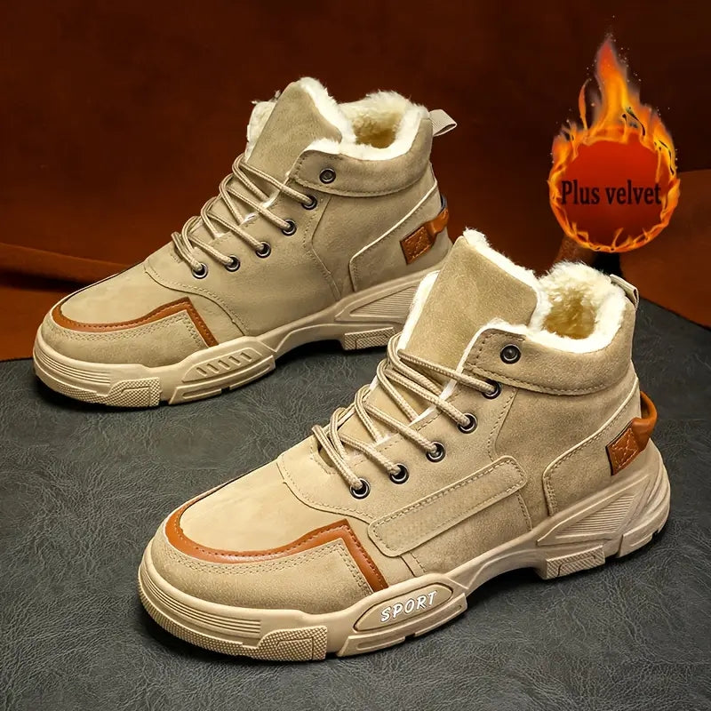 Isolierte Herren-Schneestiefel mit gepolsterter Innensohle – Ansicht 7