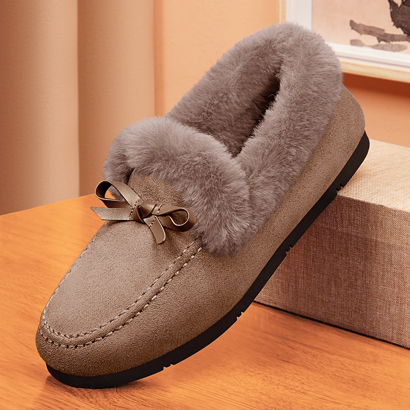 Warme flache Damen-Slipper – Ansicht 6