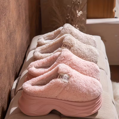 Weiche Damen-Pantoffeln mit dicker Sohle – Ansicht 16