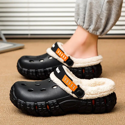 Unisex-Winterpantoffeln mit herausnehmbarem Fleecefutter – Ansicht 7