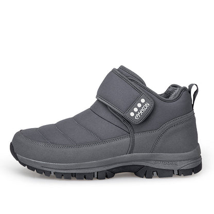 Wasserdichte Unisex-Schneestiefel mit Fellfutter und Fußgewölbeunterstützung – Ansicht 22