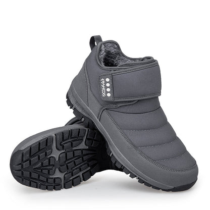 Wasserdichte Unisex-Schneestiefel mit Fellfutter und Fußgewölbeunterstützung – Ansicht 20