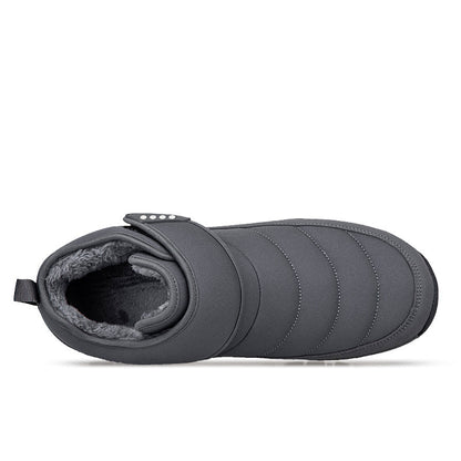 Wasserdichte Unisex-Schneestiefel mit Fellfutter und Fußgewölbeunterstützung – Ansicht 7