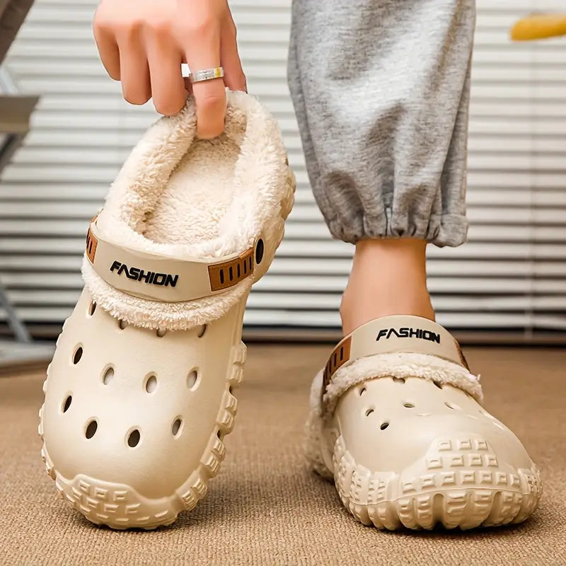 Unisex-Winterpantoffeln mit herausnehmbarem Fleecefutter – Ansicht 11