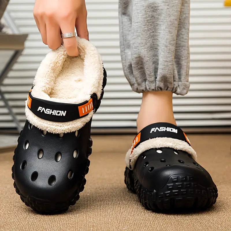 Unisex-Winterpantoffeln mit herausnehmbarem Fleecefutter – Ansicht 5