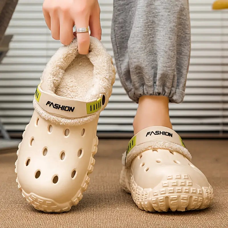 Unisex-Winterpantoffeln mit herausnehmbarem Fleecefutter – Ansicht 17