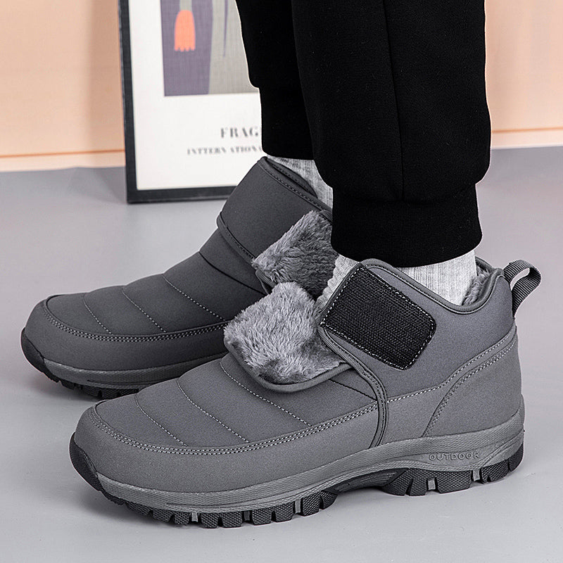 Wasserdichte Unisex-Schneestiefel mit Fellfutter und Fußgewölbeunterstützung – Ansicht 5