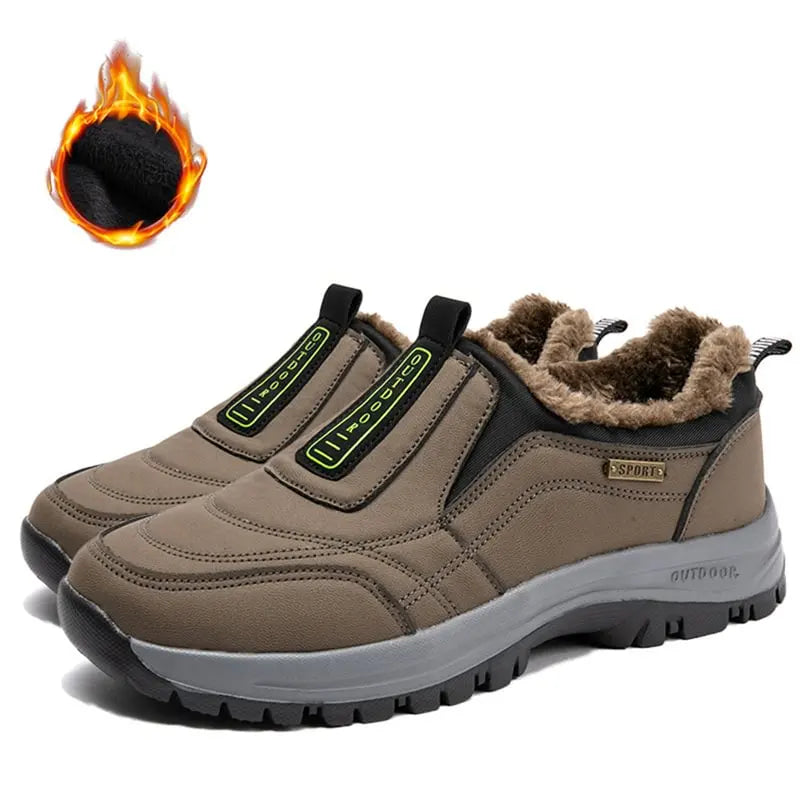 Wasserdichte Herren-Slipper mit Fleecefutter – Ansicht 3