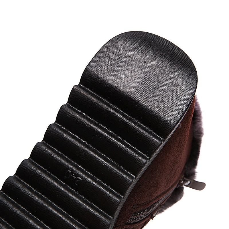 Warme Damen-Schneestiefel mit Fleecefutter – Ansicht 5
