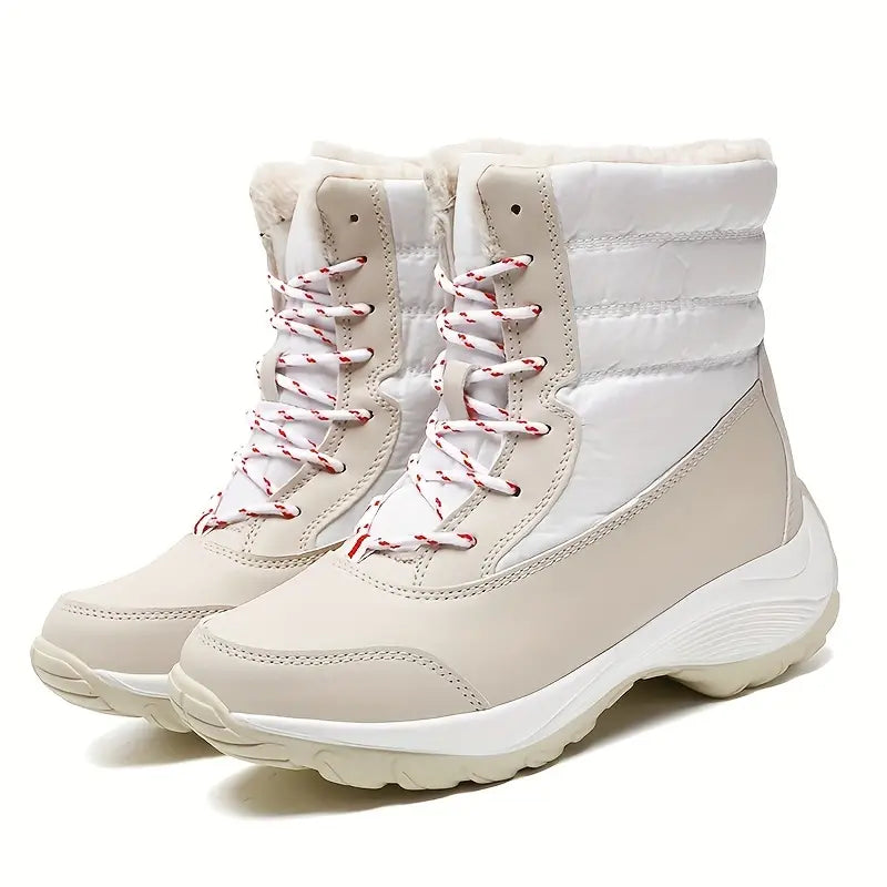 Warme wasserdichte halbhohe Damen-Schneestiefel – Ansicht 36