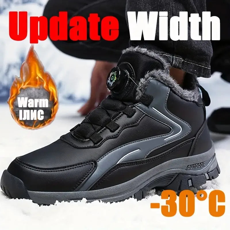 Warme Herren-Schneestiefel mit Drehverschluss – Ansicht 8