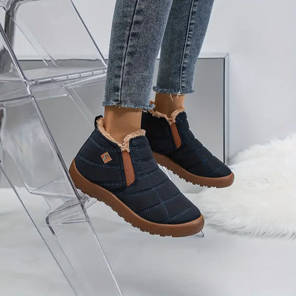 Weiche wasserdichte Damen-Schneestiefel mit Samtfutter – Ansicht 8