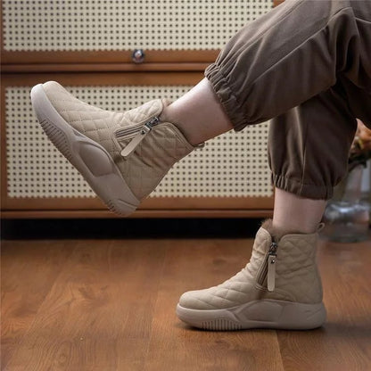 Warme Damen-Schneestiefel mit dicker Sohle – Ansicht 6
