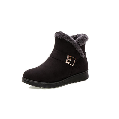 Warme Damen-Schneestiefel mit Fleecefutter – Ansicht 9