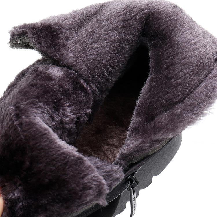 Warme Damen-Schneestiefeletten mit Plüschfutter – Ansicht 4