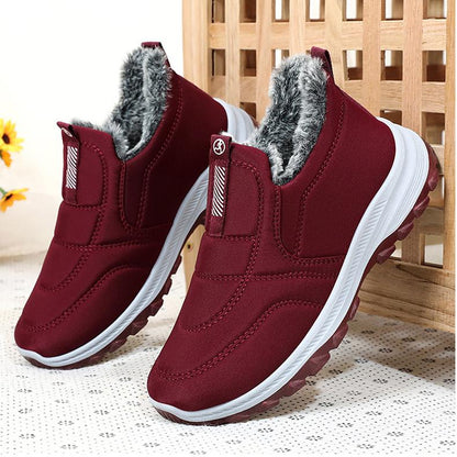 Warme Damen-Winterstiefeletten mit Fleecefutter – Ansicht 2
