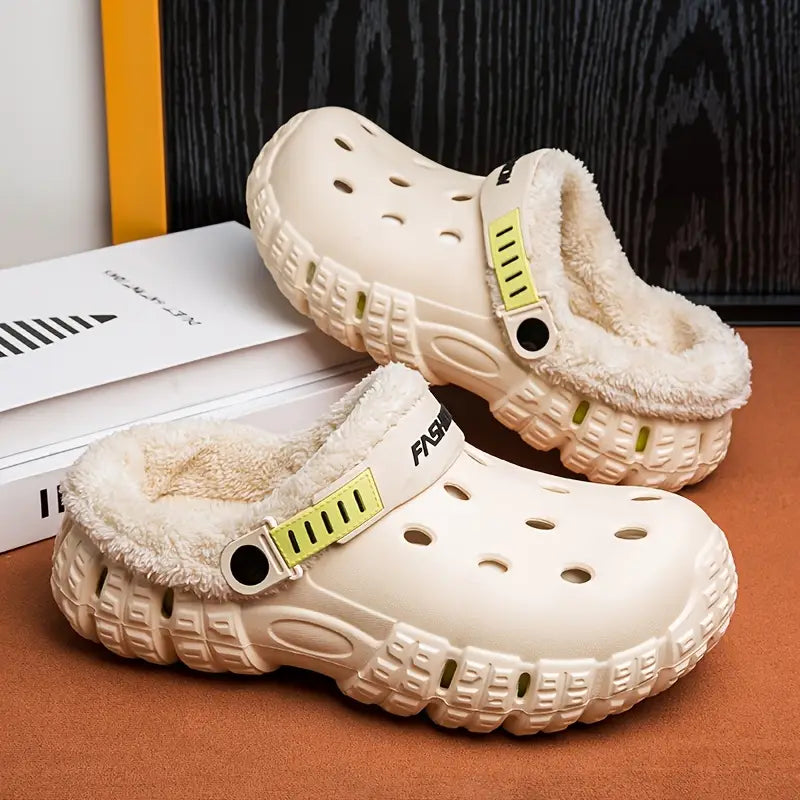 Unisex-Winterpantoffeln mit herausnehmbarem Fleecefutter – Ansicht 3