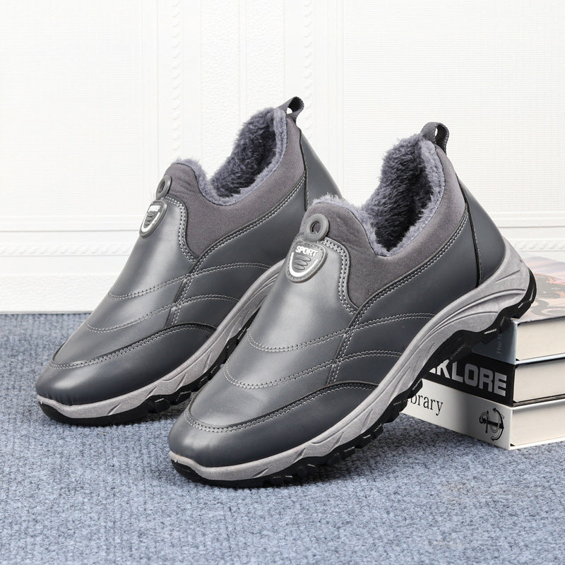 Warme wasserdichte Herren-Lederschuhe – Ansicht 6