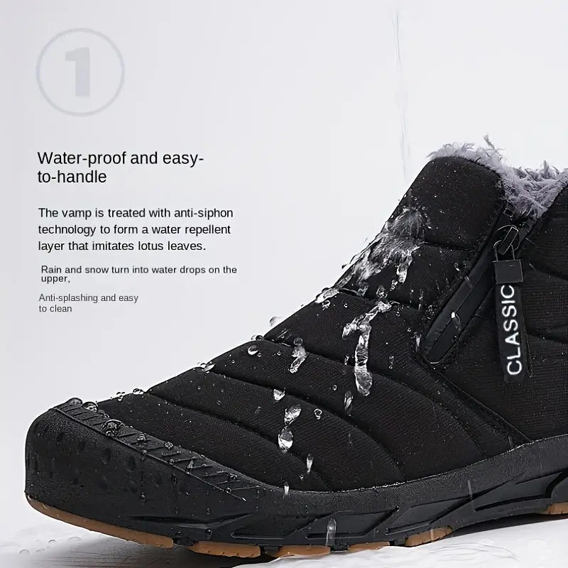Warme wasserdichte Unisex-Winterschuhe für draußen – Ansicht 2