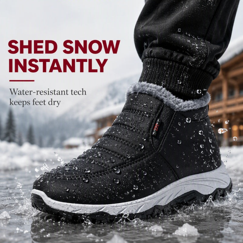 Warme wasserdichte Herren-Winterschuhe zum Hineinschlüpfen – Ansicht 1
