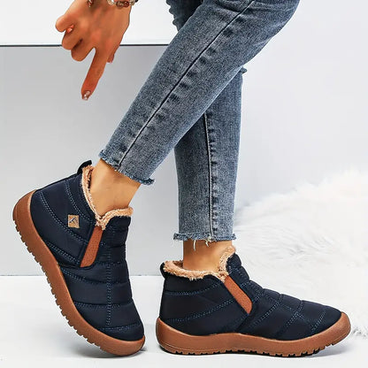 Weiche wasserdichte Damen-Schneestiefel mit Samtfutter – Ansicht 3