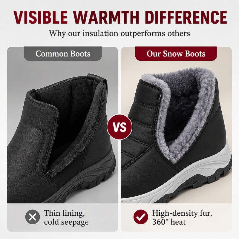 Warme wasserdichte Herren-Winterschuhe zum Hineinschlüpfen – Ansicht 6