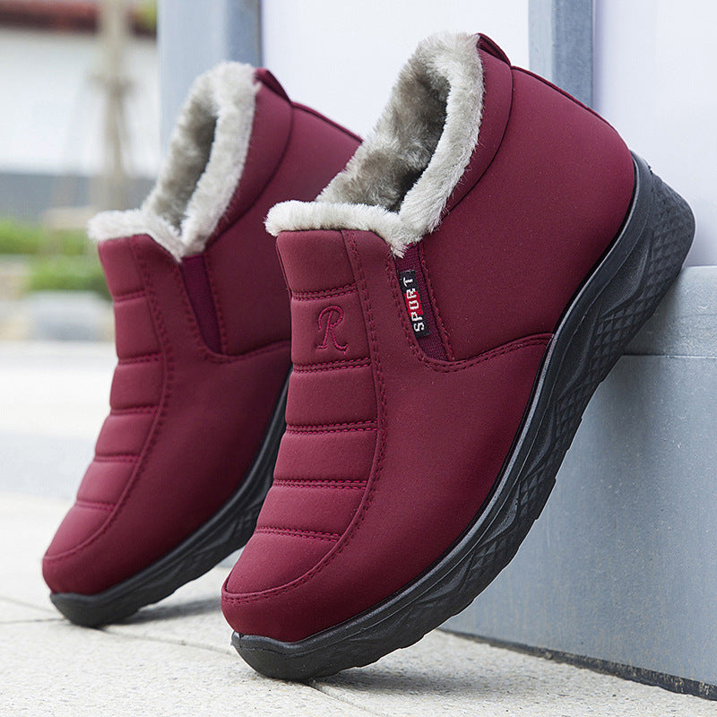 Wasserdichte Damen-Winterstiefeletten mit Plüschfutter – Ansicht 4
