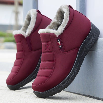 Wasserdichte Damen-Winterstiefeletten mit Plüschfutter – Ansicht 4