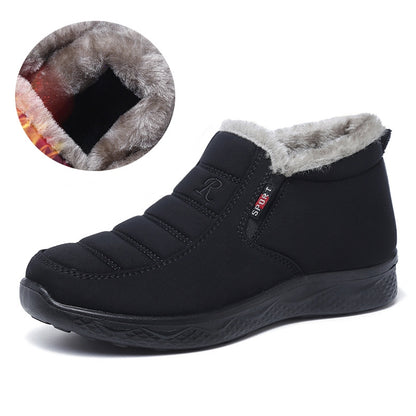 Wasserdichte Damen-Winterstiefeletten mit Plüschfutter – Ansicht 2