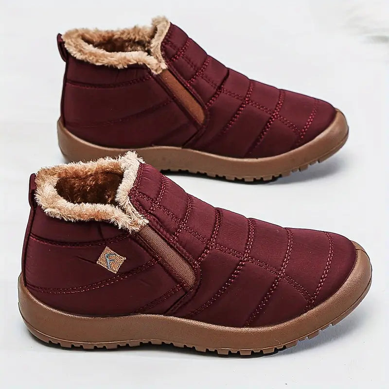 Weiche wasserdichte Damen-Schneestiefel mit Samtfutter – Ansicht 10