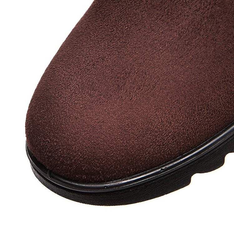 Warme Damen-Schneestiefeletten mit Plüschfutter – Ansicht 7