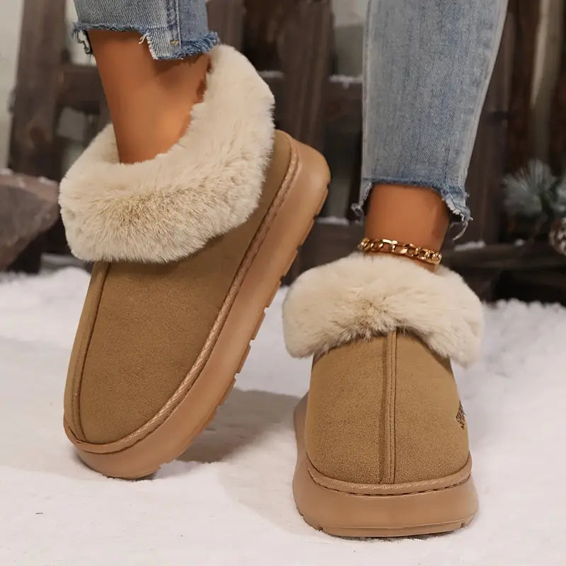 Flauschige Damen-Winterpantoffeln – Ansicht 10