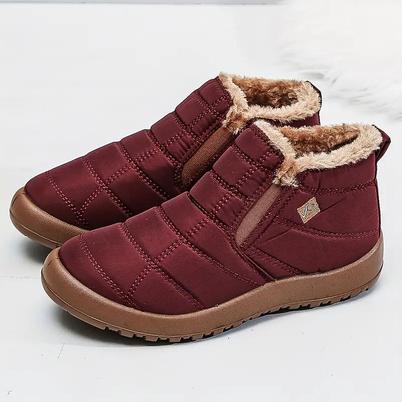 Weiche wasserdichte Damen-Schneestiefel mit Samtfutter – Ansicht 11