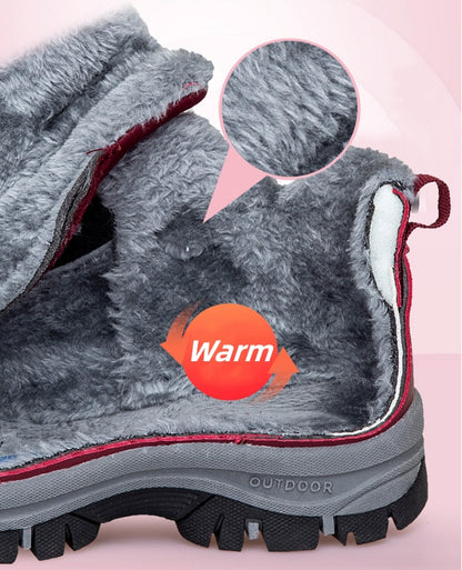 Warme Damen-Wintersneaker mit Plüschfutter – Ansicht 3