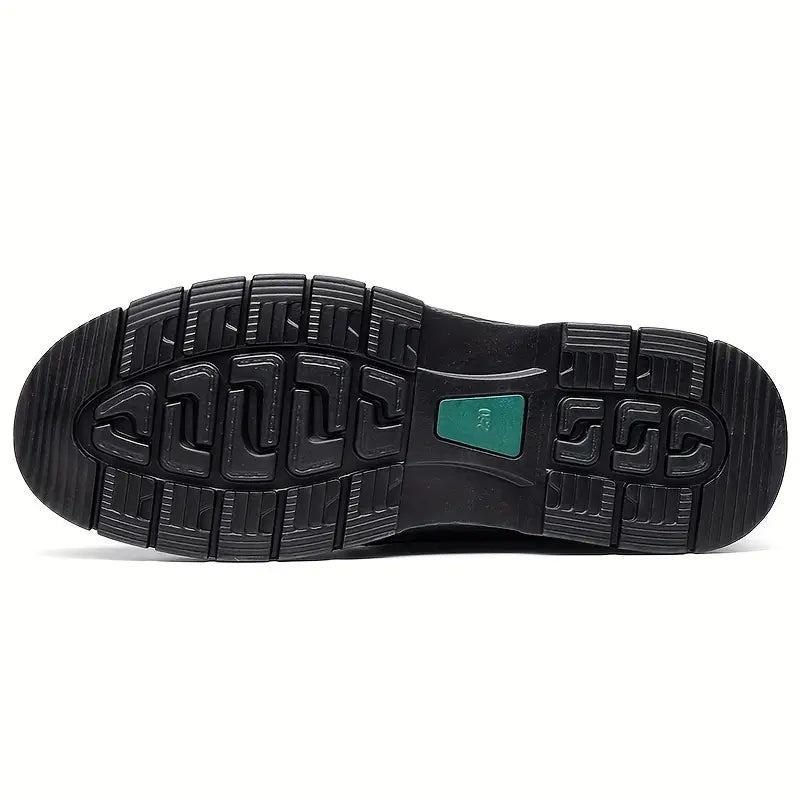 Wind- und wasserdichte Herren-Lederstiefel mit flauschigem Futter – Ansicht 8