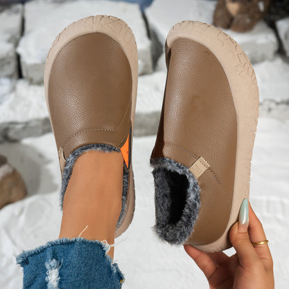 Warme wasserdichte Damen-Winterslipper – Ansicht 3