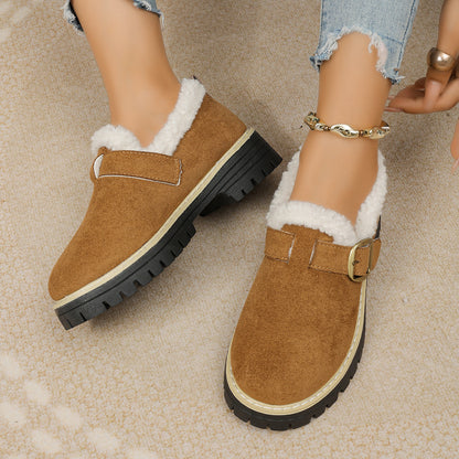 Gefütterte Damen-Winterschuhe mit dicker Sohle – Ansicht 8