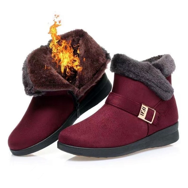 Warme Damen-Schneestiefeletten mit Plüschfutter – Ansicht 19