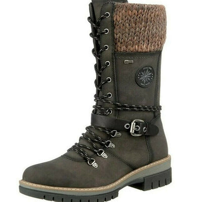 Wasserdichte kniehohe Damen-Schneestiefel – Ansicht 11