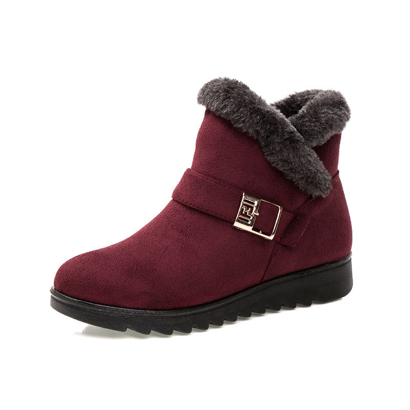 Warme Damen-Schneestiefel mit Fleecefutter – Ansicht 12