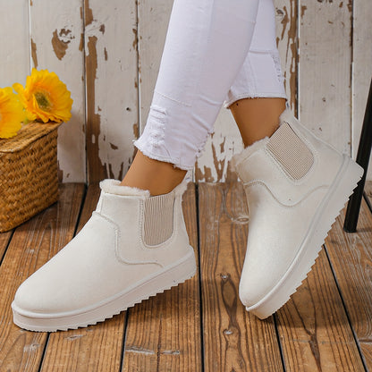 Gefütterte Damen-Winterstiefeletten zum Hineinschlüpfen – Ansicht 8