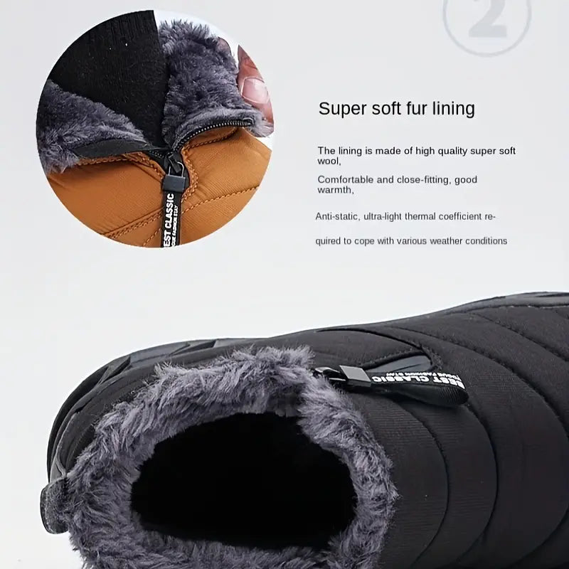 Warme wasserdichte Unisex-Winterschuhe für draußen – Ansicht 3